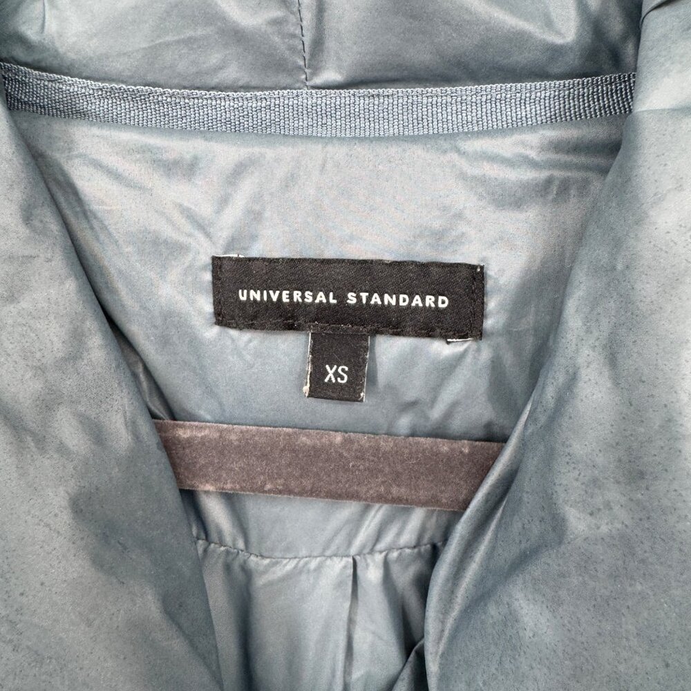 Universal Standard Kanda Puffer Coat Jacket Storm Blue size XS read - Picture 2 of 15